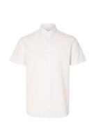 Selected Slhreg-New Linen Shirt Ss Noos Vit