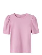 Name It Nkfnuol 2/4 Slim Top Rosa