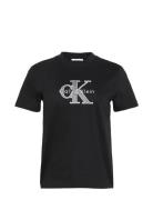 Calvin Klein Jeans Hero Ss Classic Monologo Cneck T Svart