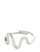 Pilgrim Lulu Wavy Stack Ring Silver-Plated Silver