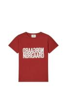Mads Nørgaard Single Cotton Trenda P Tee Röd