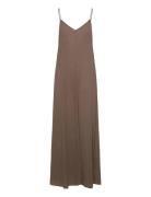 Weekday Flowy Maxi Dress Silver