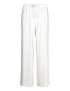Gina Tricot Drawstring Wide Trousers Vit
