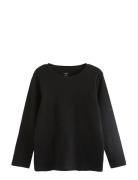 Lindex Top L S Basic Rib Svart