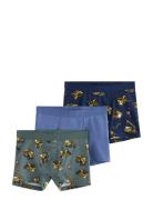 Lindex Boxer 3 Pack Work Vehicles Multi/patterned