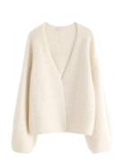 Lindex Strikket Cardigan Vit
