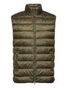 GANT Light Down Vest Khaki Green