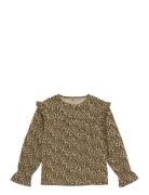 Daily 7 Shirt Longsleeve Animal Brun