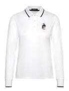 Ralph Lauren Golf Tailored Fit Polo Bear Jersey Polo Shirt Vit