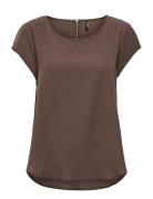 ONLY Onlvic S/S Solid Top Noos Wvn Brun