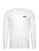 PUMA Ess No. 1 Logo Longsleeve Tee Vit