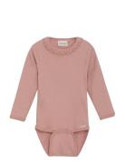 Minymo Body Ls Rib Rosa