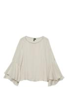 Vero Moda Vmliva Ls Wide Sleeve Top Wvn Ga Kräm