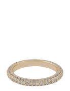 SNÖ Of Sweden Liz Crystal Ring Guld