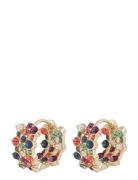 SNÖ Of Sweden Sprinkles Small Tripple Crystal Ring Ear Multi/patterned