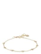 SNÖ Of Sweden Lovely Small Hearts Chain Brace Guld