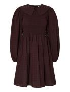 YAS Yaschemma Ls Smock Dress - D2D Brun