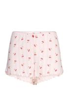 Gina Tricot Pointelle Shorts Rosa