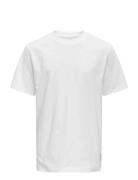 ONLY & SONS Osjmax Life Ss Stitch Tee Jrs Noos Vit