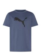 PUMA Tad Ess Cat Logo Tee B Marinblå
