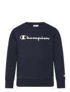 Champion Crewneck Sweatshirt Marinblå