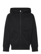Champion Full Zip Hoodie Sweatshirt Svart