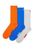 Happy Socks 3-Pack Solid Socks Multi/patterned