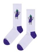 Happy Socks Aubergine Sneaker Sock Vit