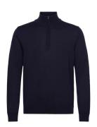J. Lindeberg Kiyan Merino Quarter Zip Marinblå
