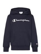 Champion Hooded Sweatshirt Marinblå