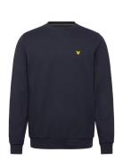 Lyle & Scott Sport Crew Neck Fly Fleece Marinblå