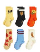 Mini Rodini Clover 6-Pack Socks Multi/patterned