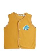Mini Rodini Mammoth Patch Fleece Vest Gul