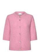 Noella Kae Ss Knit Cardigan Rosa