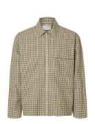 Selected Slhrlxmatt Zip Overshirt Beige