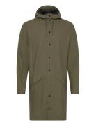 Rains Long Jacket W3 Khaki Green