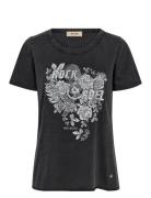 MOS MOSH Mmfango O-Ss Tee Svart