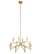 Markslöjd Lighting Regent Pendant 12L Painted Gold Guld