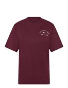 PUMA Puma Class Relaxed Tee Burgundy