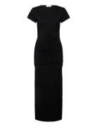 Rosemunde Rwbillie Capsleeve Long Dress Svart