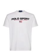 Polo Ralph Lauren Classic Fit Polo Sport Jersey T-Shirt Vit