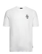 Lyle & Scott Deco Patch T-Shirt Vit