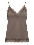Rosemunde Rwbillie Sl Lace Strap Top Brun