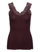 Rosemunde Organic Top W/ Lace Brun