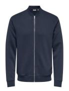 ONLY & SONS Onsceres Reg Zip Bomber Jck Noos Marinblå