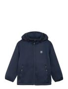 Color Kids Softshell W. Fleece Marinblå