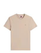 Tommy Jeans Tjm Xslim Jaspe Htr Tee Ext Beige