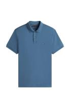 Tommy Hilfiger Liquid Cotton Reg Seasonal Polo Blå