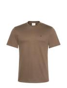 Calvin Klein Ss Supima Chest Emb Crewneck Tee Brun