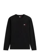 Tommy Jeans Tjm Reg Badge Tee Ls Svart
